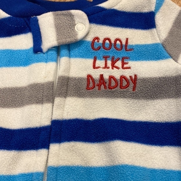 KOALA Baby "Cool Like Daddy" Footed Onesie (Size  0-3 months) - Picture 4 of 11